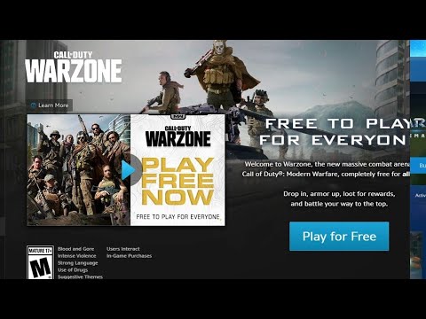 modern warfare warzone pc download
